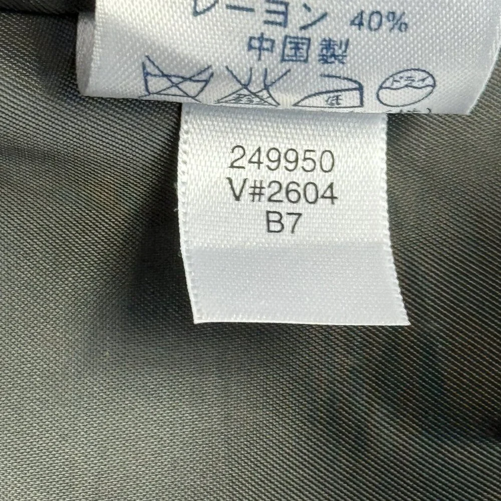 Lands’ End Men’s Wool Over Coat Sz 40 Tall - Picture 9 of 13